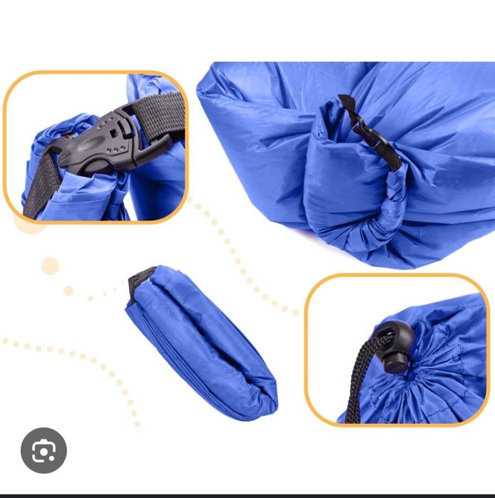 Надуваем пъф-шезлонг