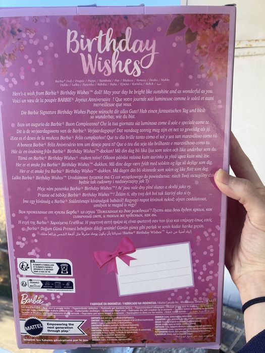 Barbie Birthday Wishes Mattel- Collector-originala, in cutia originala