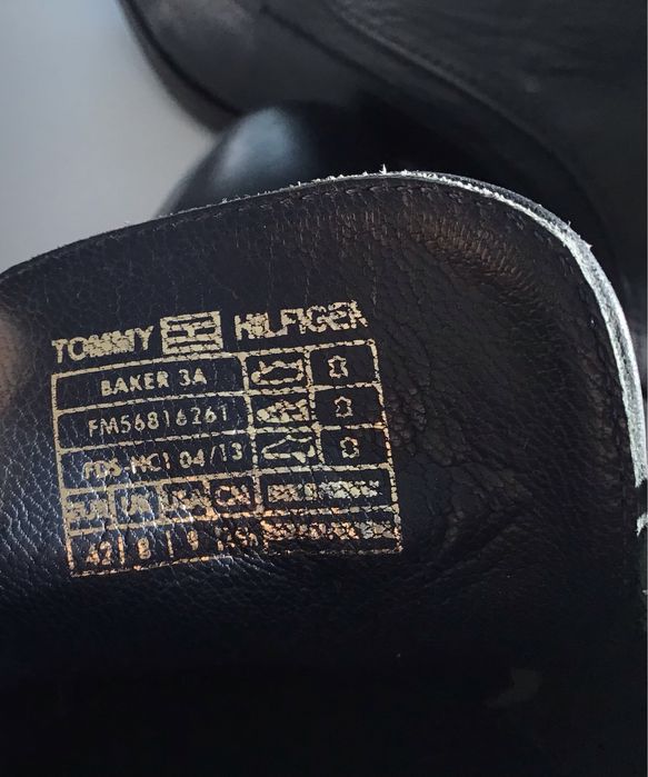 Pantofi inalti Tommy Hilfiger din piele naturala pentru barbati 42