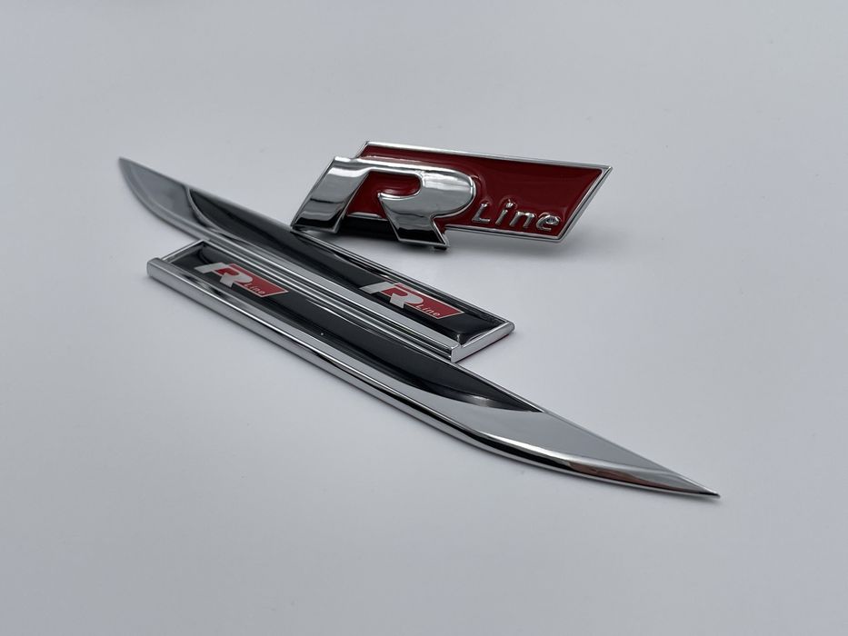 Set embleme VW R-line rosu nou