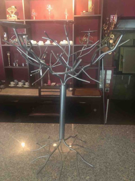 Комплект свещници керамични и метални