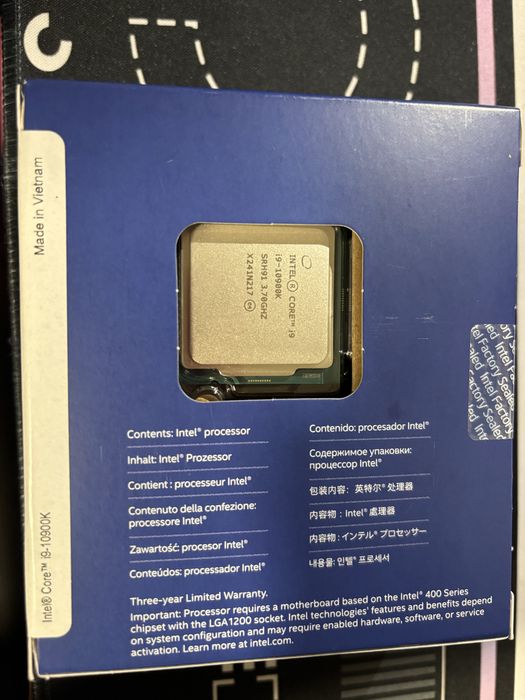 SIGILAT! Procesor Intel Core i9 10900K 10 core 5.3GHz