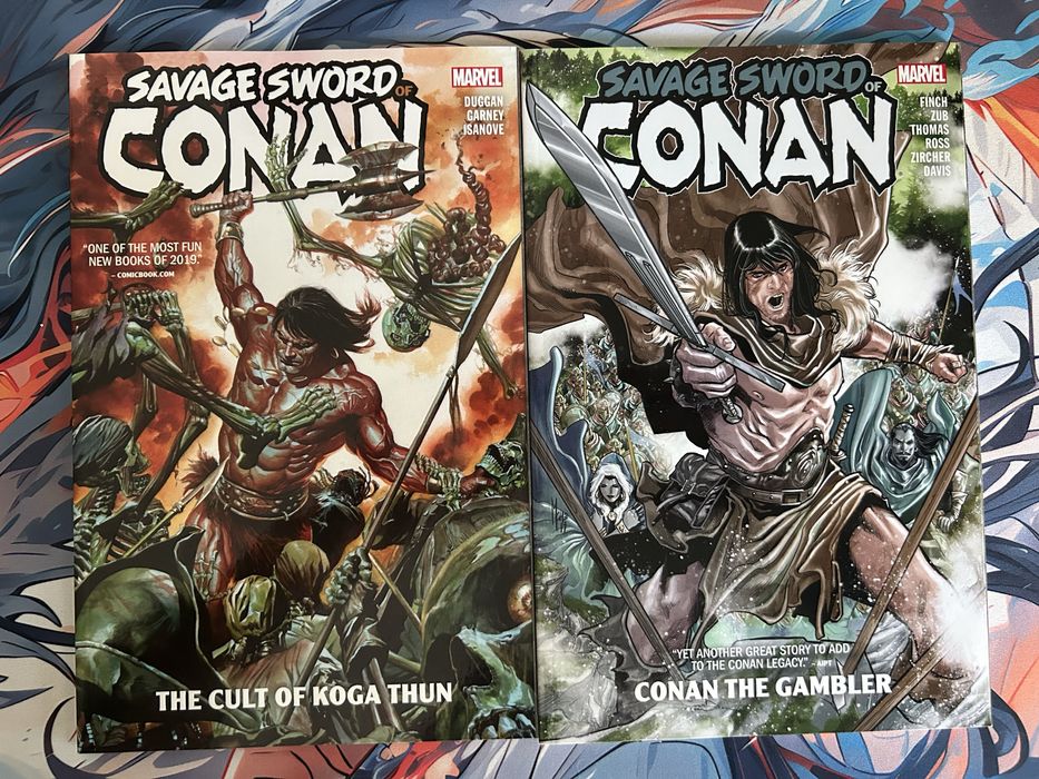 Colectie romane grafice Marvel:  Savage Sword of Conan - 2 volume, impecabile