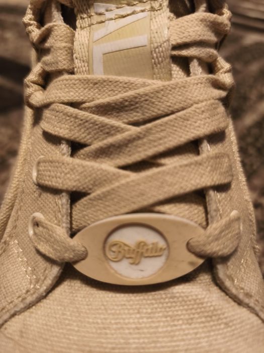 Botine dama Buffalo MID cream