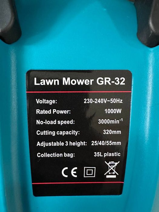 Газонокосилки Gidrox GR-32 1000W