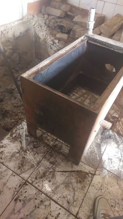 Печь котёл паровой