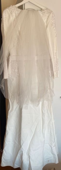 Rochie mireasă alb unt/ivoire, brand Style Up by Luminița Ungureanu