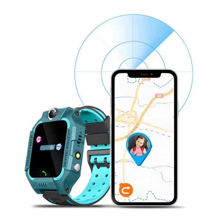 Детски смарт часовник с GPS и SOS бутон – разговори, камера и фенерче, пълна сигурност за твоето дете