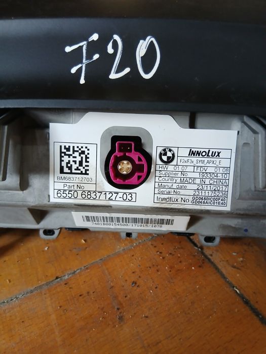 Display/ Navigatie Bmw 1 Ii F20 2010 - > 6550 6837127-03