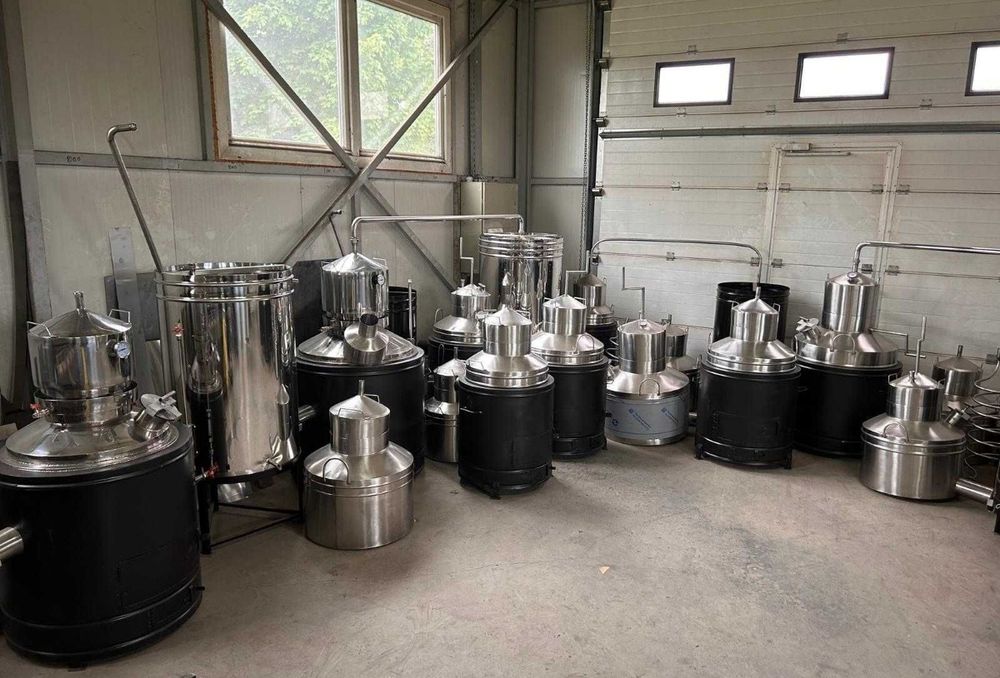 Vând cazan de țuică de inox alimentar de 150 l