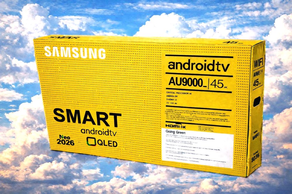Телевизор SAMSUNG™ QRiSTAL AndroiD14 +GOLOS Smart FULL 45~32~40~55~65