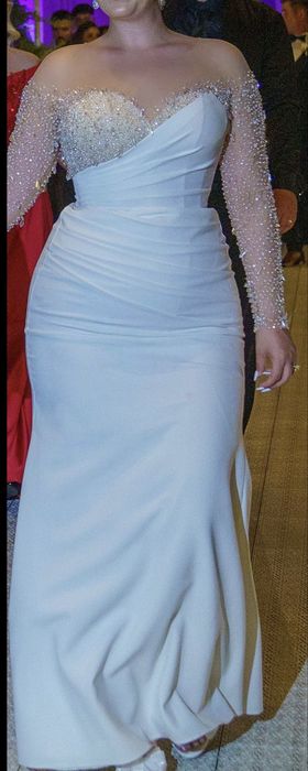 Rochie de mireasa cu trena detasabila