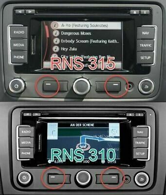 Update RNS 310,315,510,810 VW, Seat, Skoda, Zenec, Ford, Suzuki