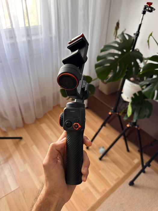 Stabilizator pentru telefon Hohem iSteady M6 KIT (cu modul AI) – folosit foarte puțin, stare impecabilă