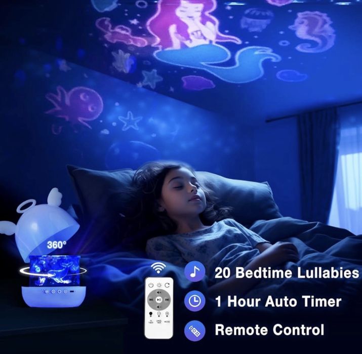 Diboniur Proiector de lumină de noapte pentru bebeluși