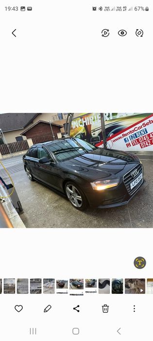 Audi A4 B8.5 2.0 diesel volan dreapta