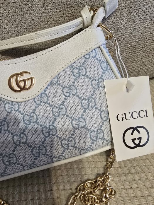 !!Gucci- синя чанта