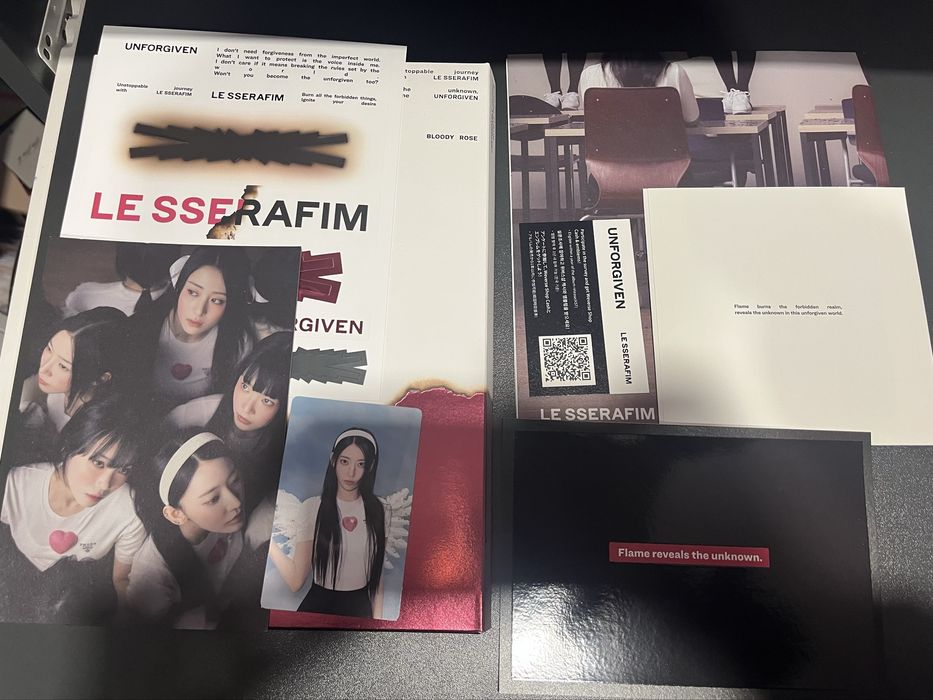 Unforgiven lesserafim kpop album кпоп албум