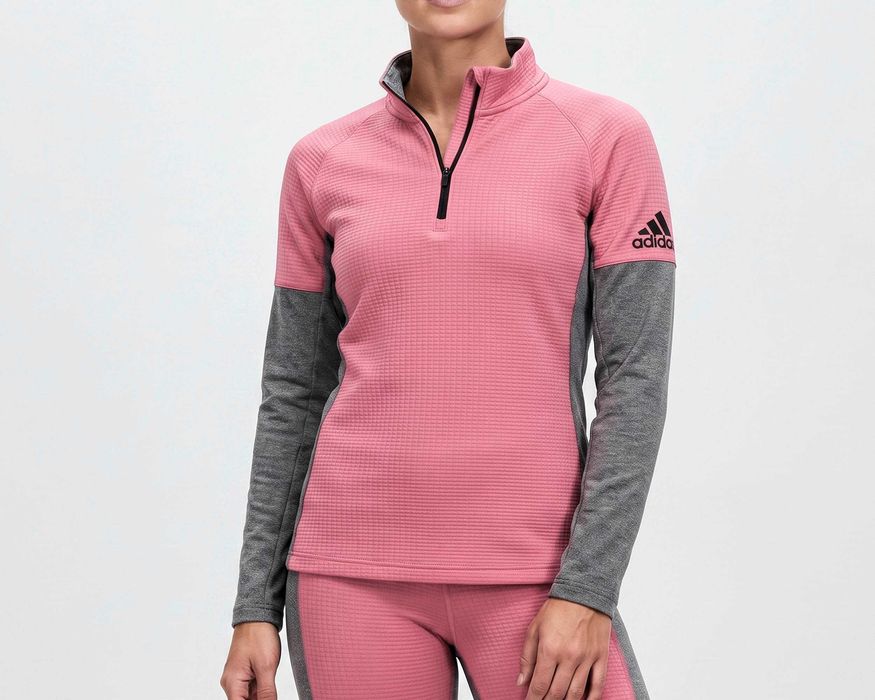 Adidas Оригинална дамска спортна фланелка за фитнес / Бягане размер UK 16 / XL