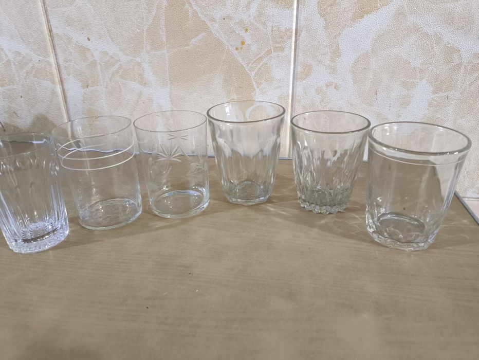 Стаканы, стопки, рюмки