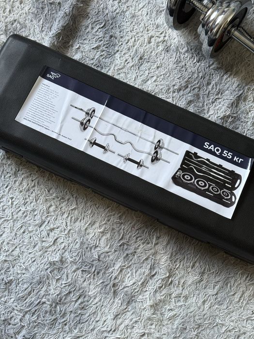 Продам набор гантелей 55 кг