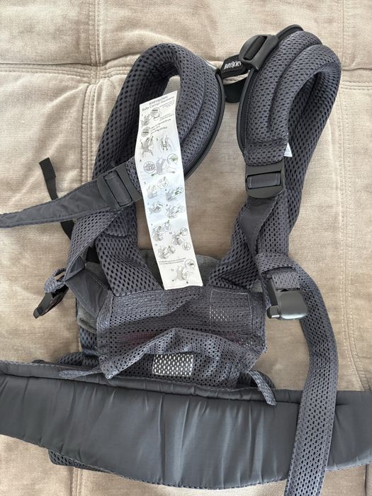 Marsupiu babybjorn harmony 3d mesh gri