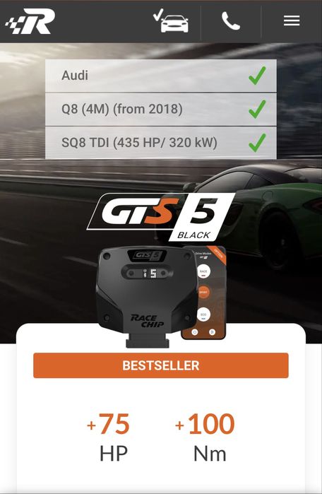 RaceChip GTS5 Black Audi SQ7 SQ8