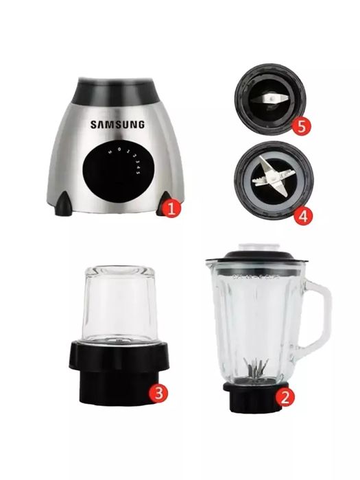 Samsung blender 3 ta 1 da, kundalik smuzi, kofe va sabzavot maydalash