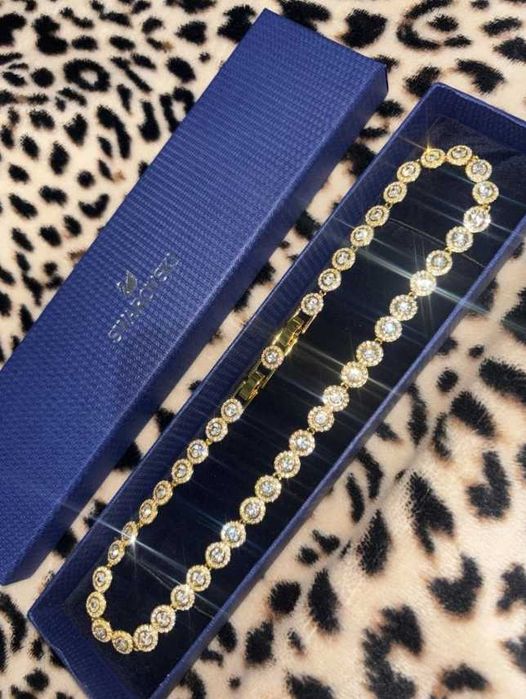 Colier Swarovski Angelic Auriu - nou, în cutie