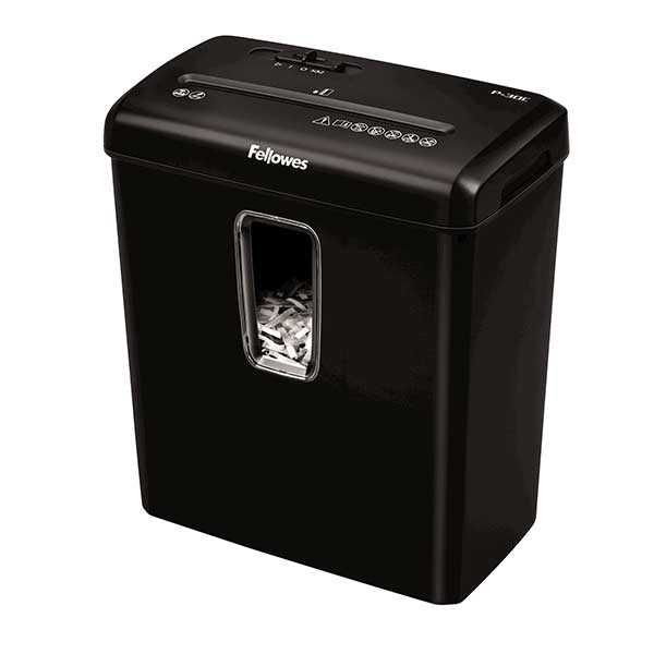 Уничтожитель для бумаги Шредер Fellowes 4х34 мм, 6 л, 15 лтр. FS-60081