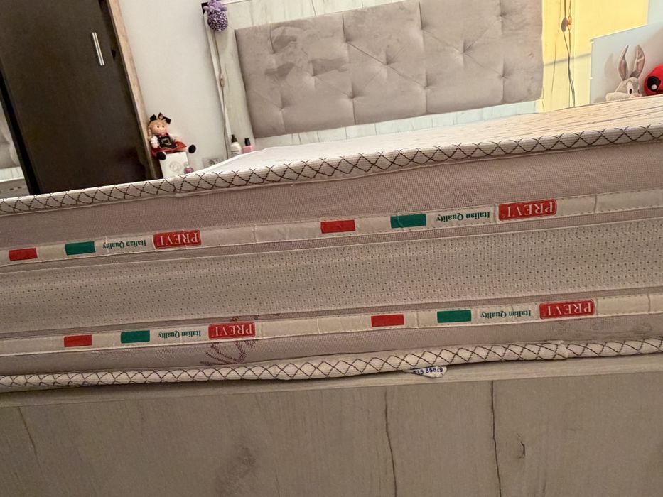 Saltea 140 x 200, fabricata in Italia, din spuma cu memorie