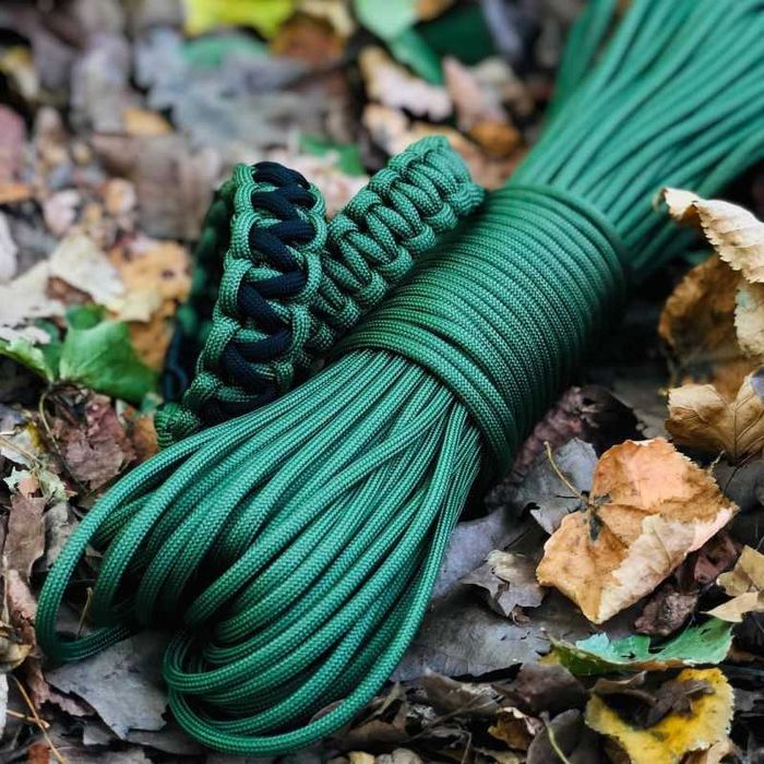 Paracord 550, cordelina 4mm Emerald Green #086