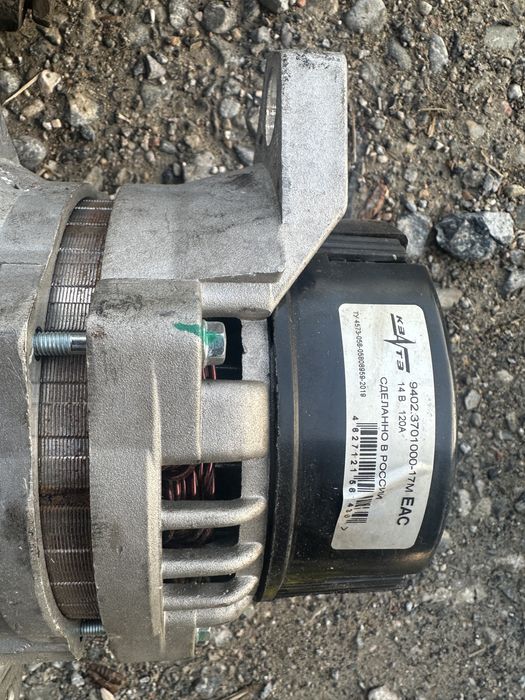 Генератор газель сотка мотор 120А