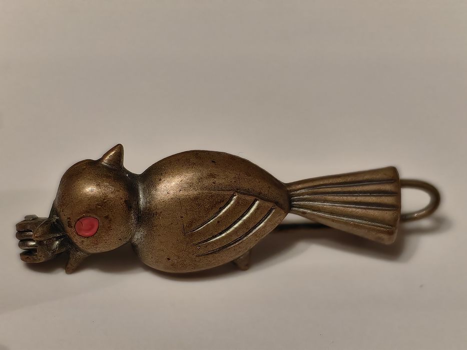 Заколка СССР, винтаж, птичка