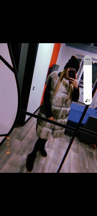 Жилетка из песца