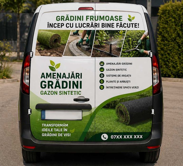 Amenajare Gradina Gazon Sintetic