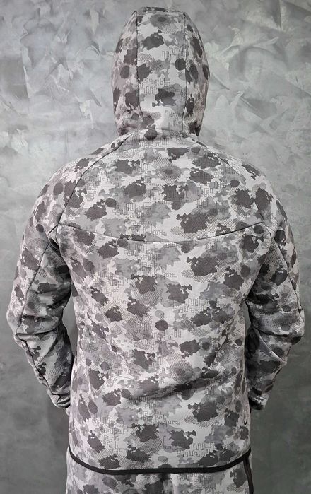 Екип Nike Tech Fleece Сив Камуфлаж