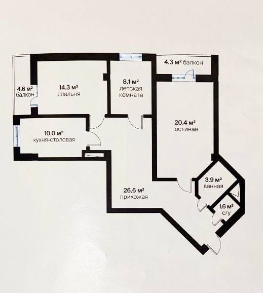 СРОЧНО! ЖК Binkat, Шота Руставелли Братские 3/14/14 (96м2) Коробка