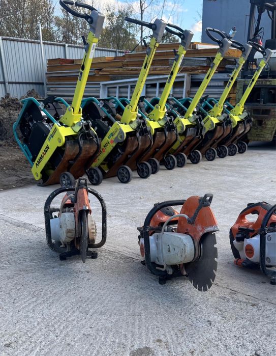 Mai compactor, placa compactoare, drujba asfalt/ ciment, de inchiriat