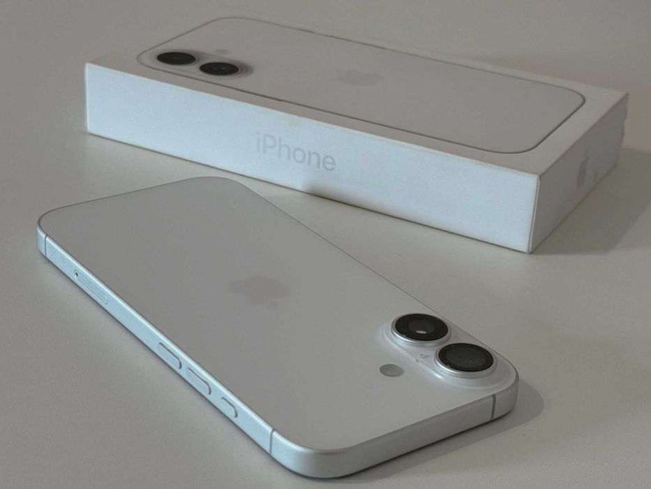 Бартер! Гаранция! Като НОВ! iPhone 17 White (Бял) 100% Батерия.