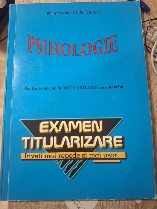 Carte  pentru examenul de titularizare -psihologie