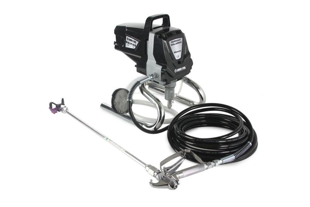 Pompa de vopsit zugravit airless 1100W lac lavabila 210 bari 1.5L/min