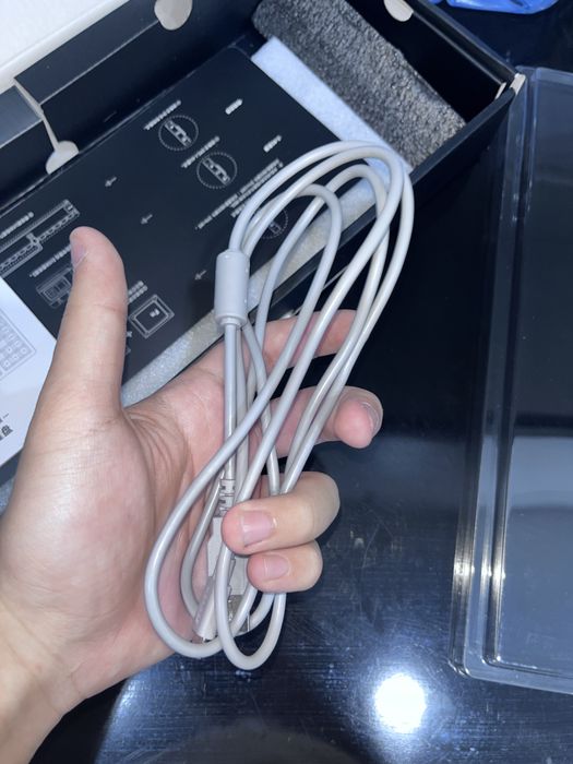 Mchose g75 pro бело-голубой рассцветки