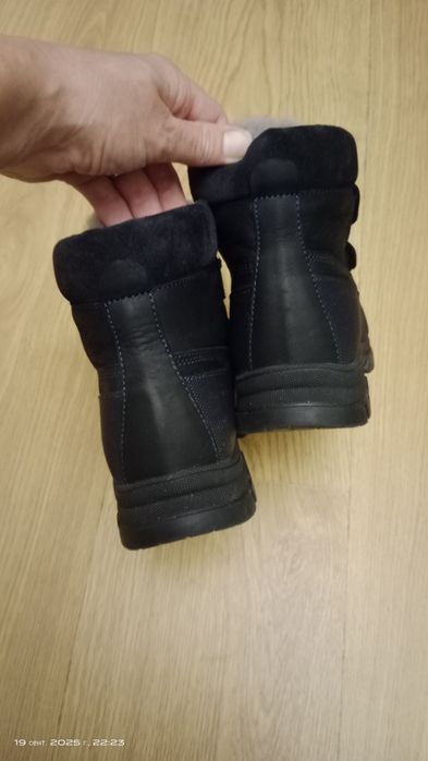 Зимни кожени ботуши, размер 36, естествена кожа