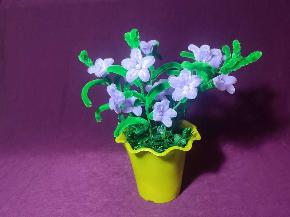 Цветы декоративные ручной работы