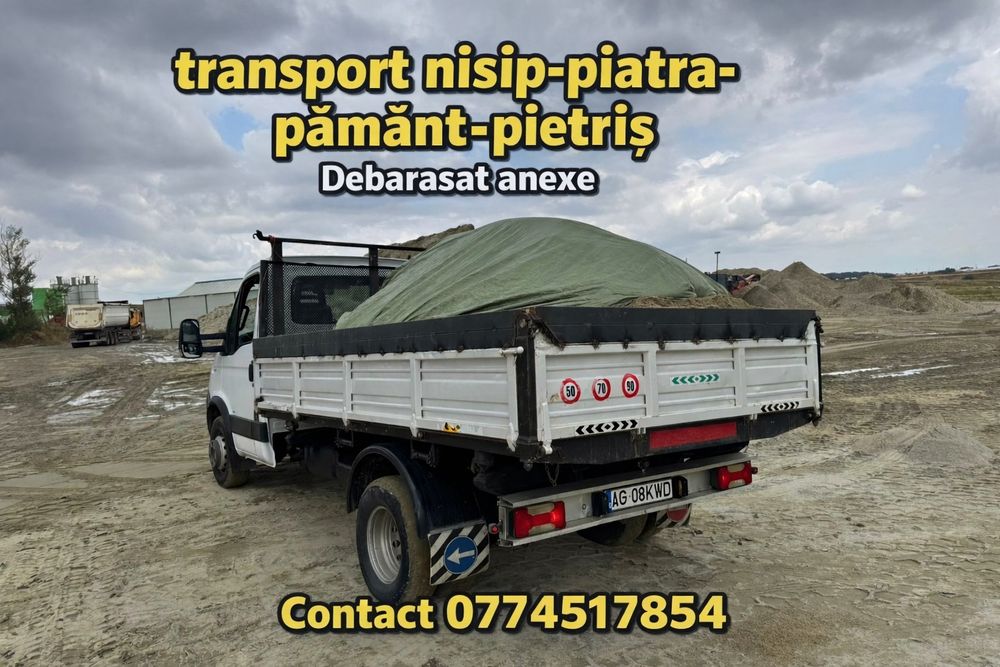 Tranport Nisip Margaritar Pamant Piatra