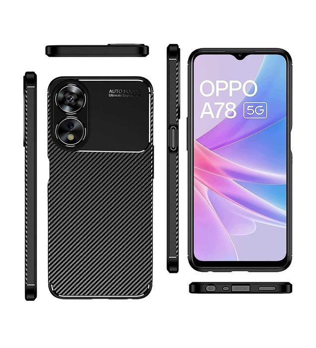 Husa Antisoc model CARBON pentru Oppo A54s, Oppo A77 5G, Oppo A78 5G
