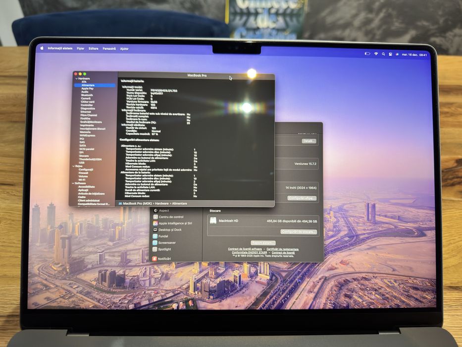 Apple MacBook Pro M3, 14”, 512Gb, 97%, ca nou!