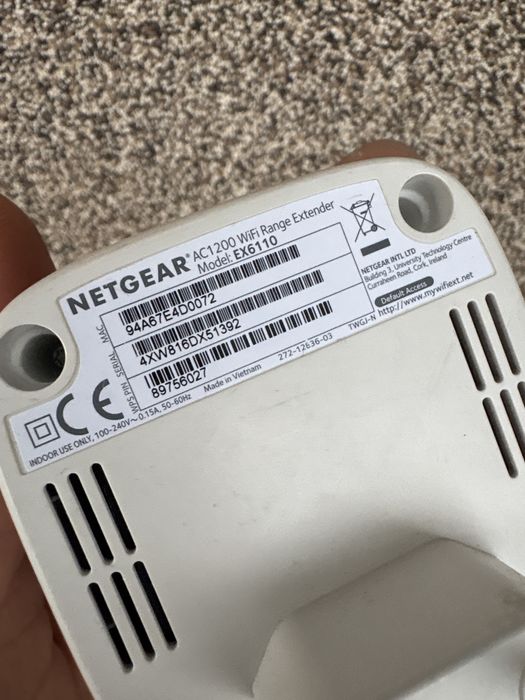 Netgear Wi Fi Range Extender AC1200