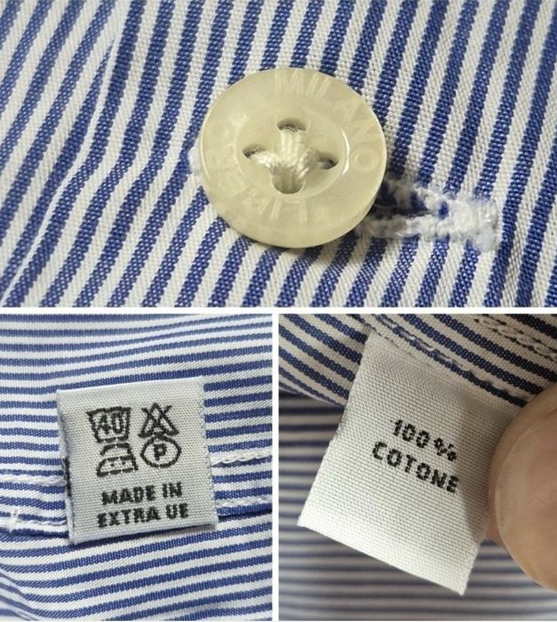 Cămașă Libero Milano, Artizanală, Bumbac, Guler Italian - 38